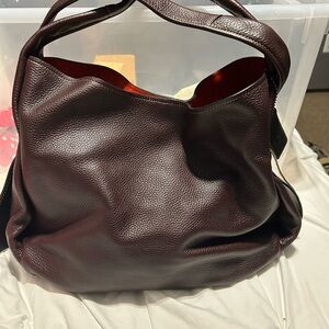 Coach retail Brown Leather Hobo Bag